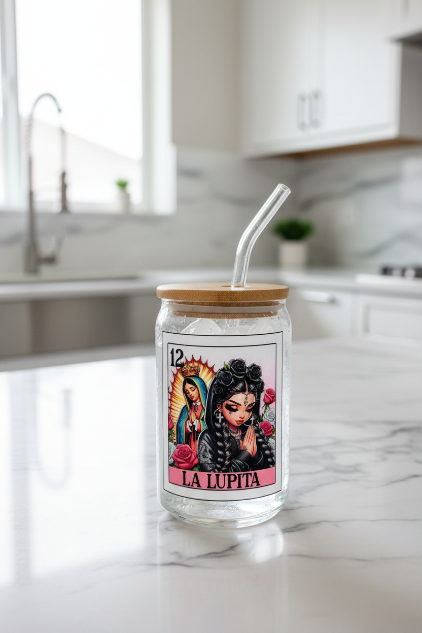 La Lupita (Prayer) - UVDTF Wrap for cups/hard surfaces sticker