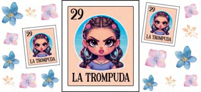 La Trompuda (Pouty) - UVDTF Wrap