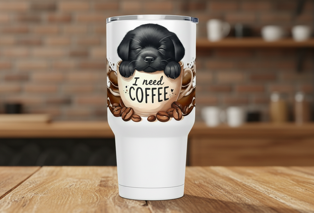 Lab in a Mug - UVDTF Wrap for cups/hard surfaces sticker