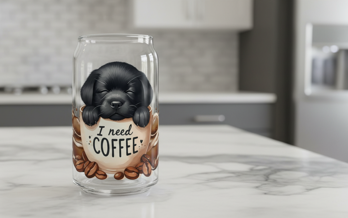 Lab in a Mug - UVDTF Wrap for cups/hard surfaces sticker