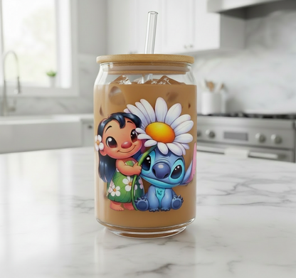 Lilo & Stitch Daisy - UVDTF Decal for cups/hard surfaces sticker
