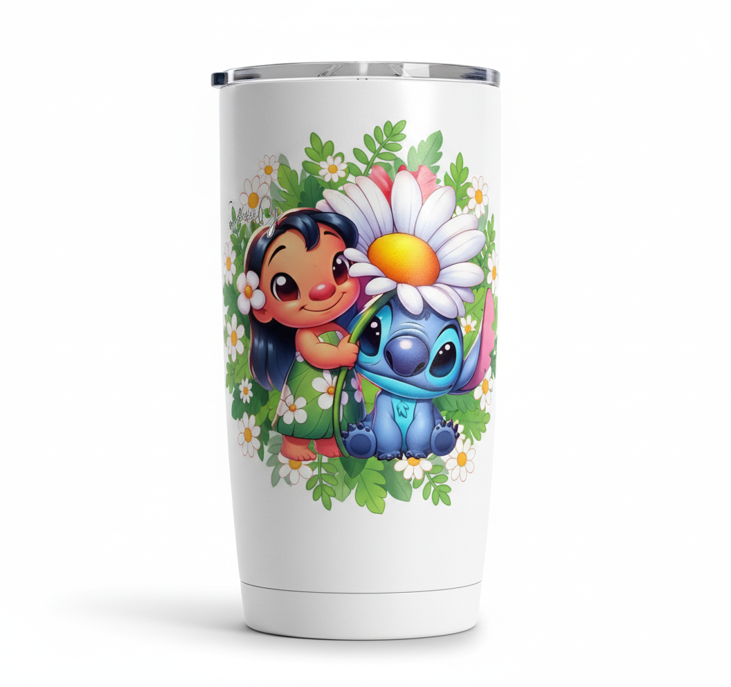 Lilo & Stitch Daisy - UVDTF Decal for cups/hard surfaces sticker