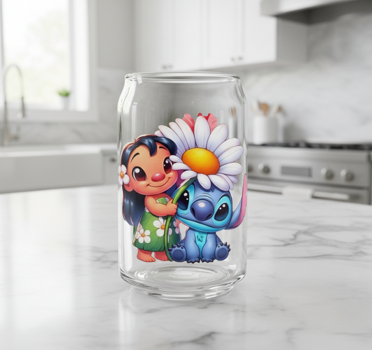 Lilo &amp; Stitch Daisy - UVDTF Decal for cups/hard surfaces sticker