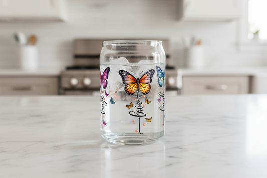 Live Laugh Love Butterflies - UVDTF Wrap for cups/hard surfaces sticker