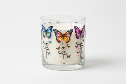 Live Laugh Love Butterflies - UVDTF Wrap for cups/hard surfaces sticker