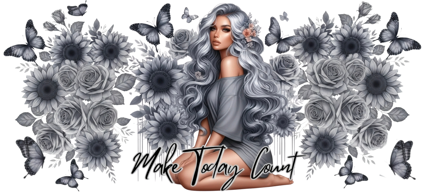 Make Today Count - UVDTF Wrap for cups/hard surfaces sticker