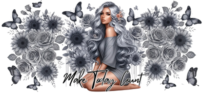 Make Today Count - UVDTF Wrap for cups/hard surfaces sticker