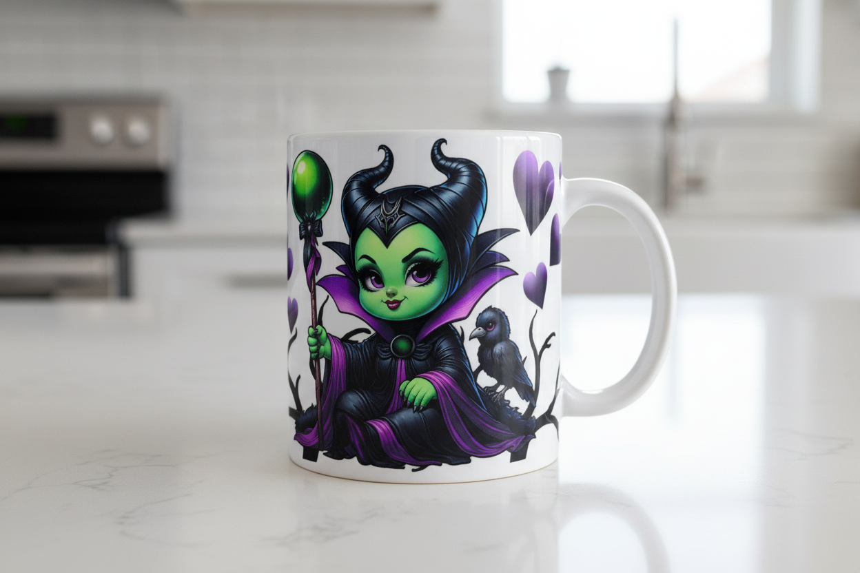 Maleficent - UVDTF Wrap for cups/hard surfaces sticker