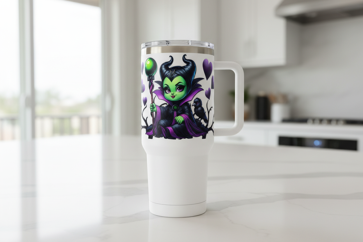 Maleficent - UVDTF Wrap for cups/hard surfaces sticker