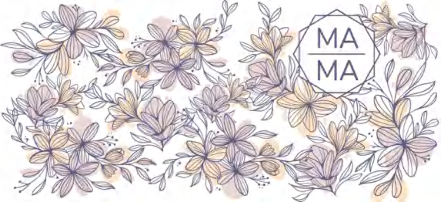 Mama Purple & Yellow - UVDTF Wrap for cups/hard surfaces sticker