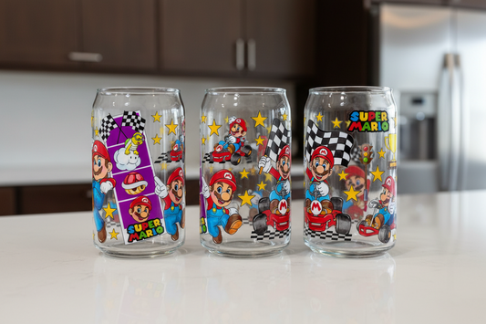 Mario - UVDTF wrap for cups/hard surfaces sticker