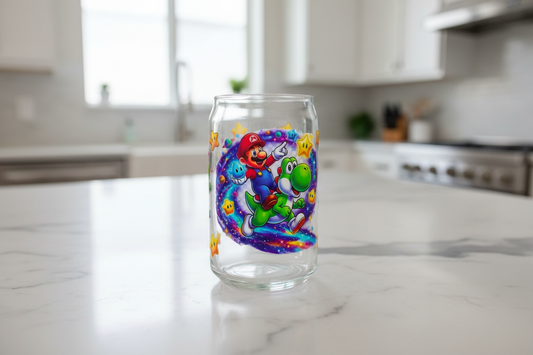 Mario & Yoshi - UVDTF wrap for cups/hard surfaces sticker