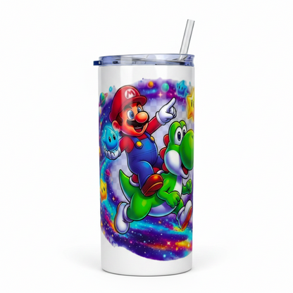 Mario & Yoshi - UVDTF wrap for cups/hard surfaces sticker