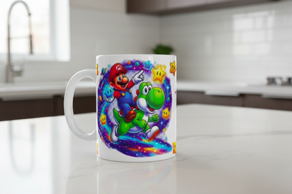 Mario & Yoshi - UVDTF wrap for cups/hard surfaces sticker