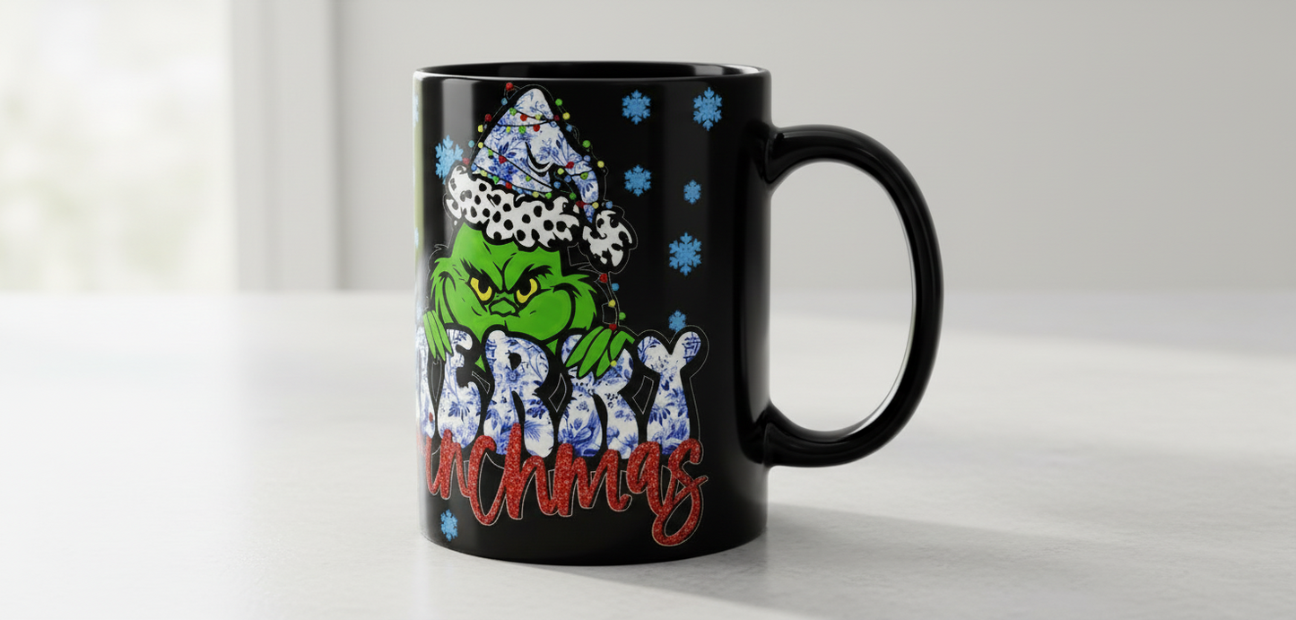 Envoltura UVDTF Feliz Grinchmas