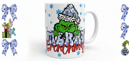Envoltura UVDTF Feliz Grinchmas