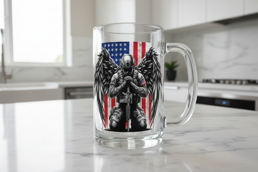 Military Angel - UVDTF Decal for cups/hard surfaces sticker