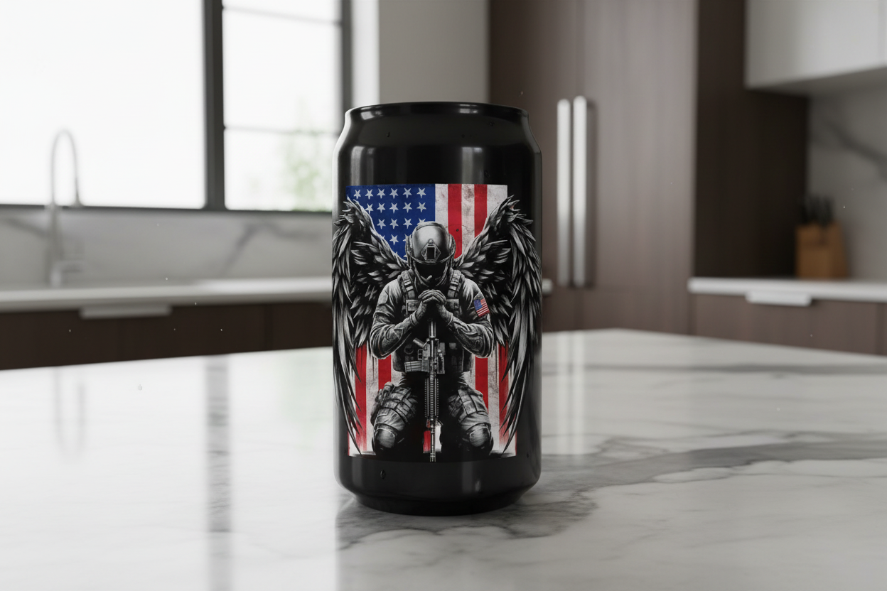 Military Angel - UVDTF Decal for cups/hard surfaces sticker