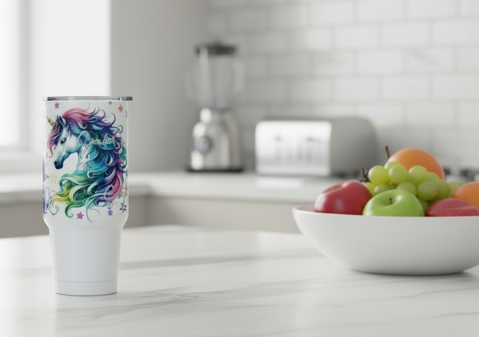 Neon Unicorn - UVDTF Wrap for cups/hard surfaces sticker