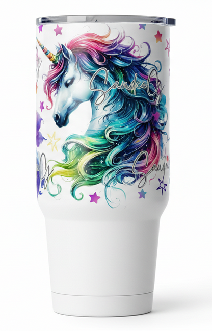 Neon Unicorn - UVDTF Wrap for cups/hard surfaces sticker