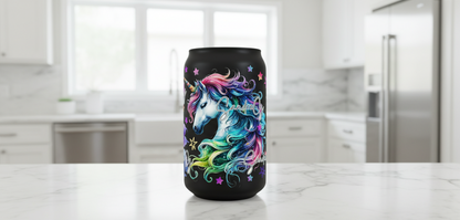 Neon Unicorn - UVDTF Wrap for cups/hard surfaces sticker