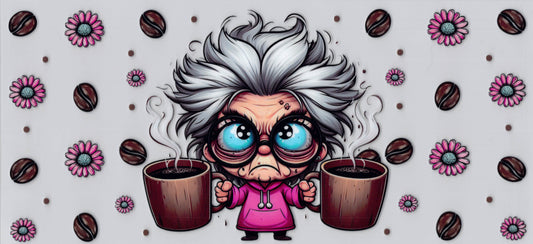 Nonna Coffee - UVDTF Wrap for cups/hard surfaces sticker