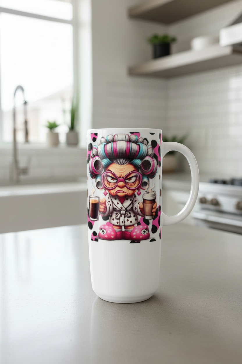 Nonna Rollers - UVDTF Wrap for cups/hard surfaces sticker