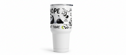 Nope Not Today Panda - UVDTF Wrap for cups/hard surfaces sticker