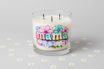 Pastel Mama & Daisies - UVDTF Wrap for cups/hard surfaces sticker
