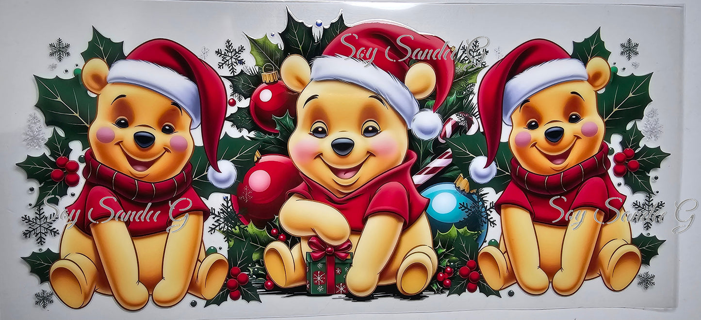 Luces de Pooh y sus amigos con envoltura UVDTF