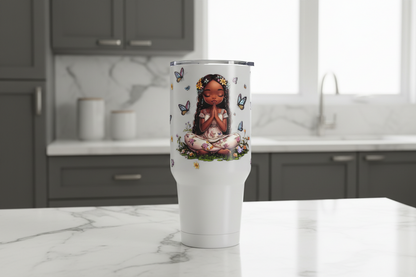 Praying Cutie #2 - UVDTF Wrap for cups/hard surfaces sticker