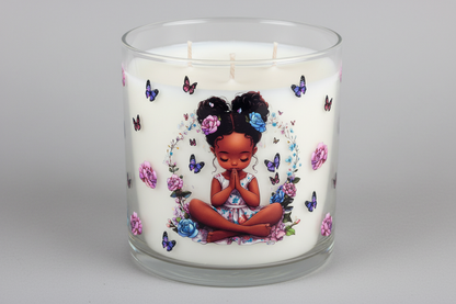 Praying Cutie #3 - UVDTF Wrap for cups/hard surfaces sticker