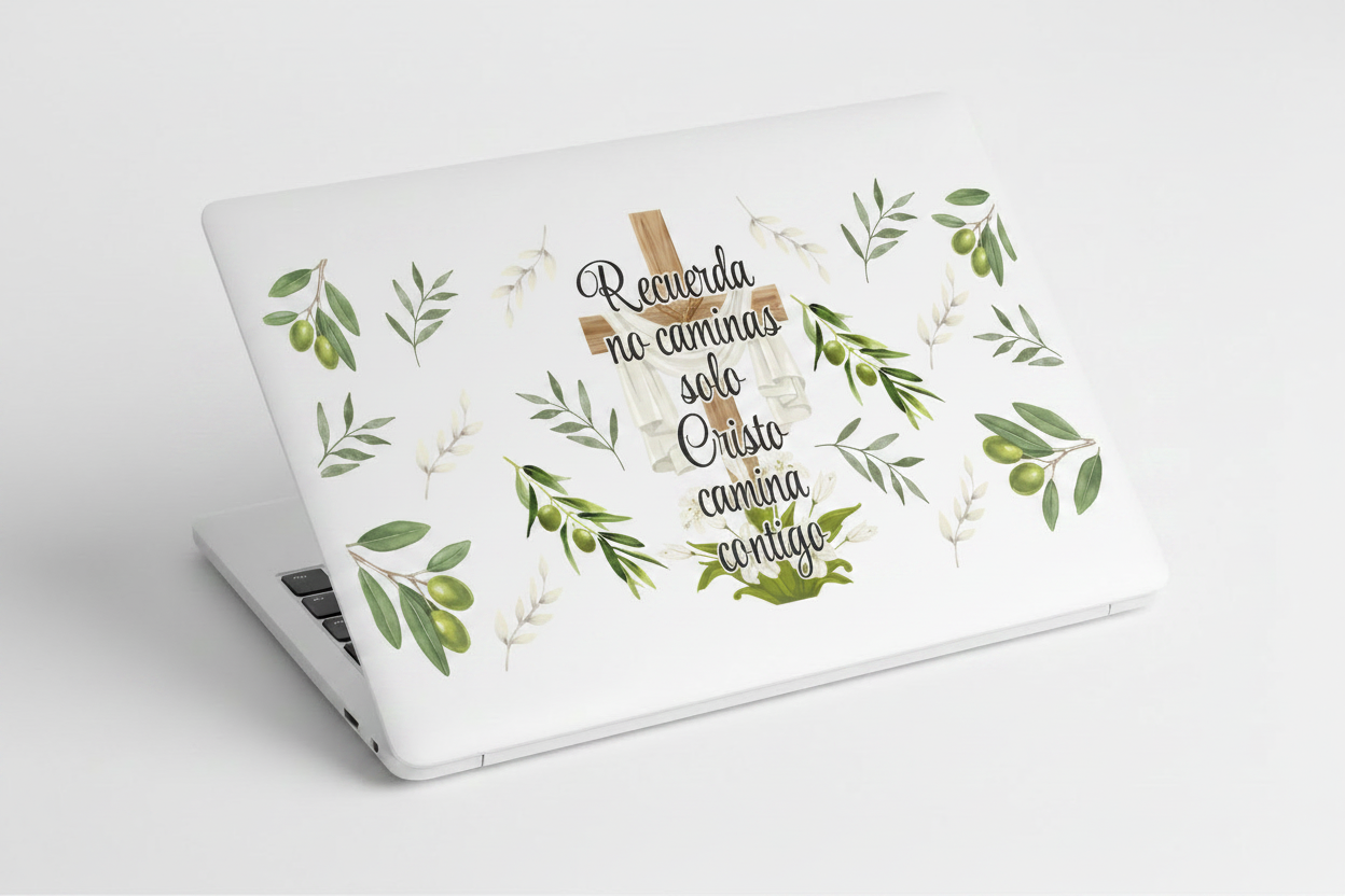 Recuerda No Caminas Solo - UVDTF Wrap for cups/hard surfaces sticker (Clear Background)