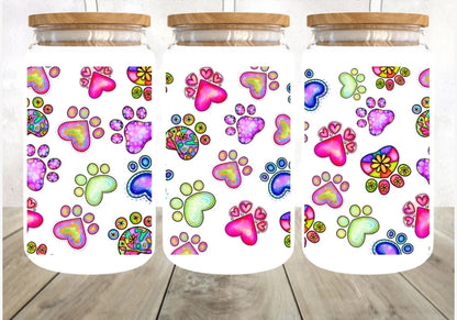 Rainbow Paws - UVDTF Wrap for cups/hard surfaces sticker