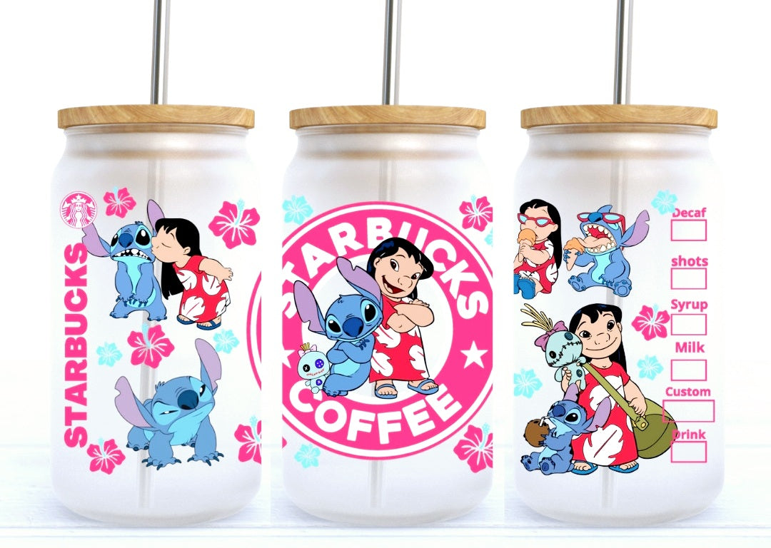 Lilo & Stitch Starbucks UVDTF Wraps