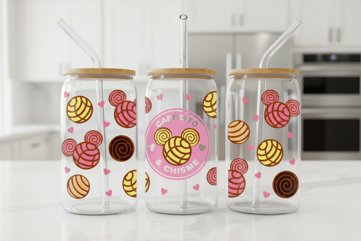 Magical Cafecito y Chisme - UVDTF Wrap for cups/hard surfaces sticker