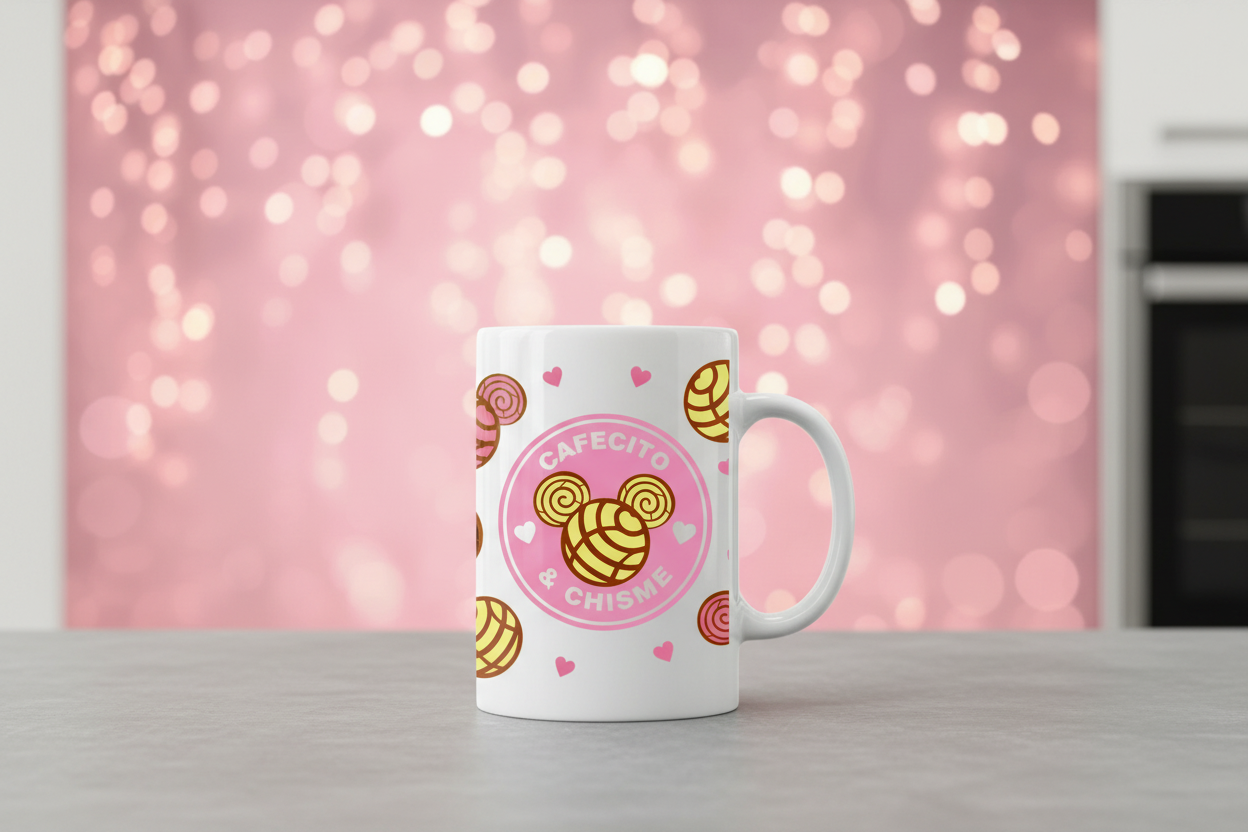 Magical Cafecito y Chisme - UVDTF Wrap for cups/hard surfaces sticker