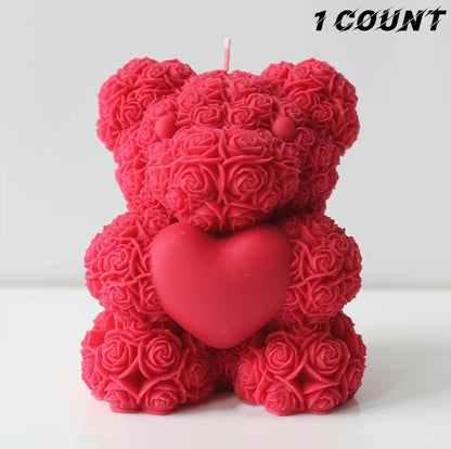 Rose Teddy Bear Highly Fragrant Wax Melt ONLY - NO $