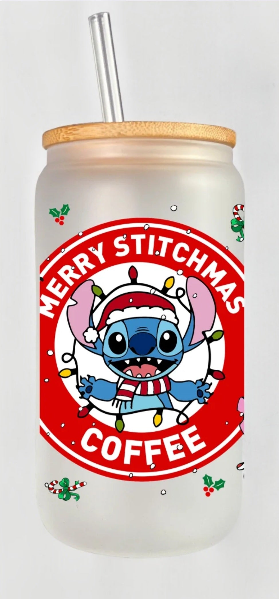 Merry Stitchmas Coffee - UVDTF Wrap