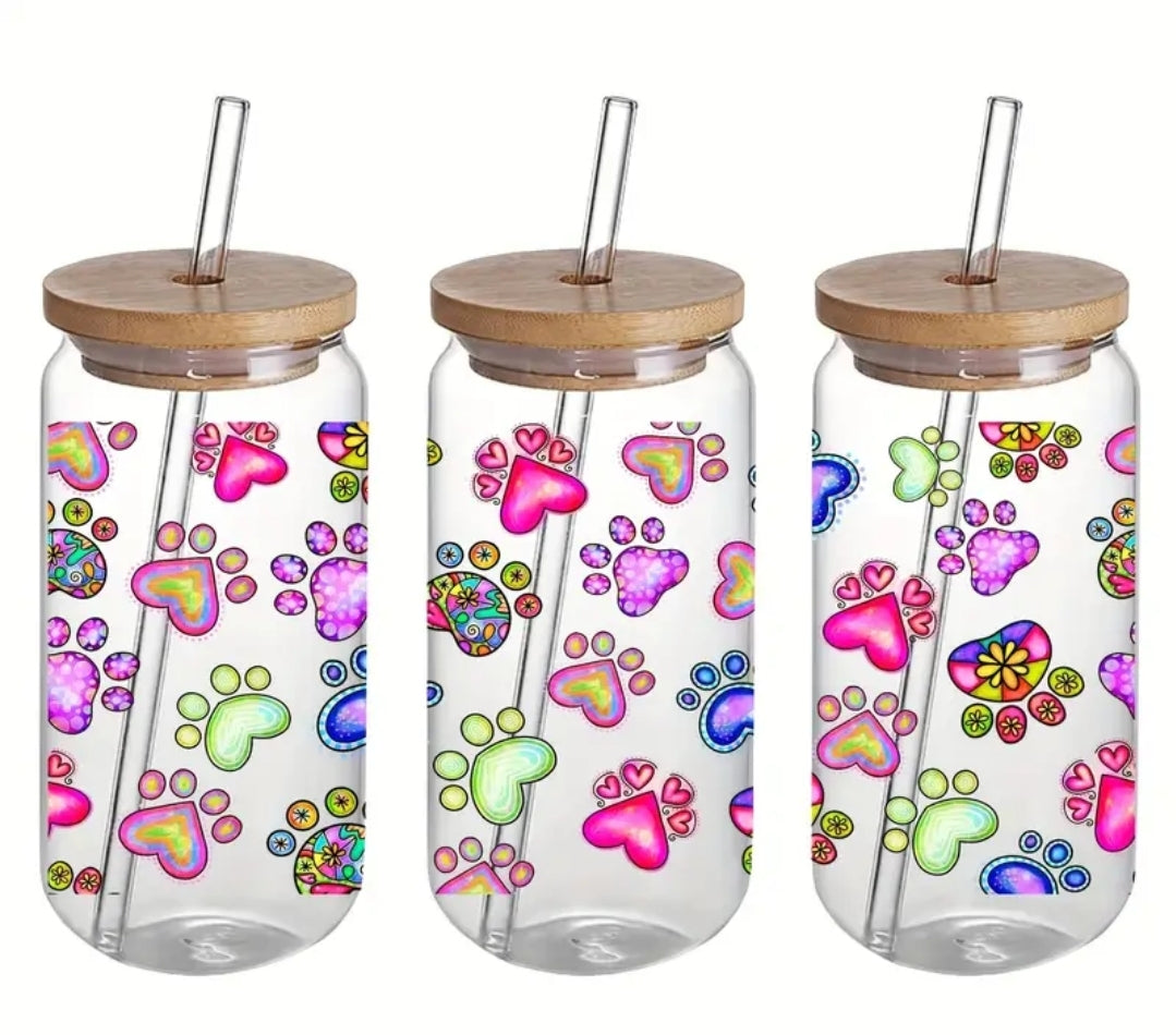 Rainbow Paws - UVDTF Wrap for cups/hard surfaces sticker