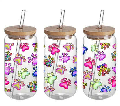 Rainbow Paws - UVDTF Wrap for cups/hard surfaces sticker