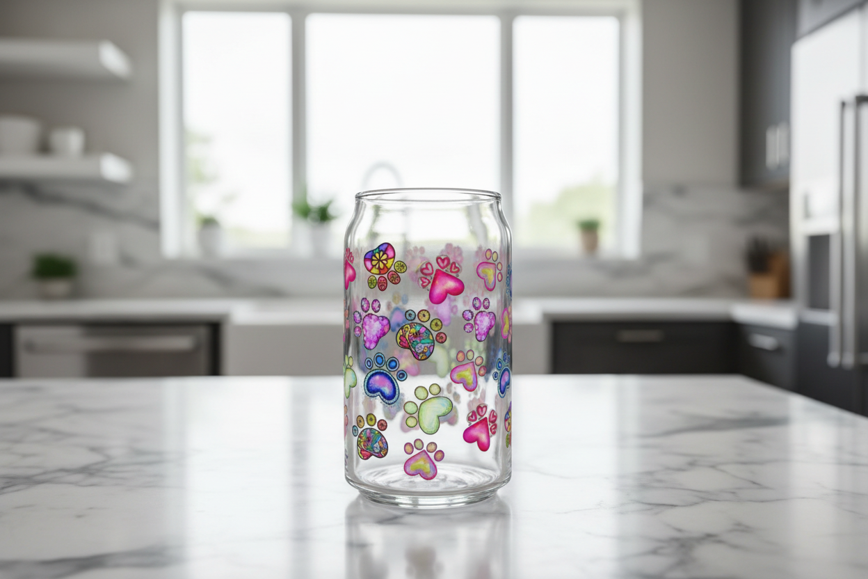 Rainbow Paws - UVDTF Wrap for cups/hard surfaces sticker