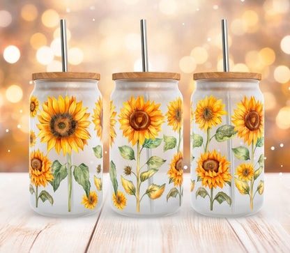 Envoltura UVDTF de Sunflower Garden