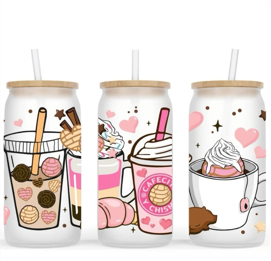 Cafecito y Chisme Mug - UVDTF Wrap for cups/hard surfaces sticker