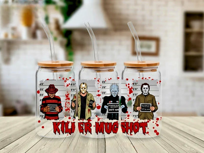 Killer Mugshot - UVDTF Wrap for cups/hard surfaces sticker