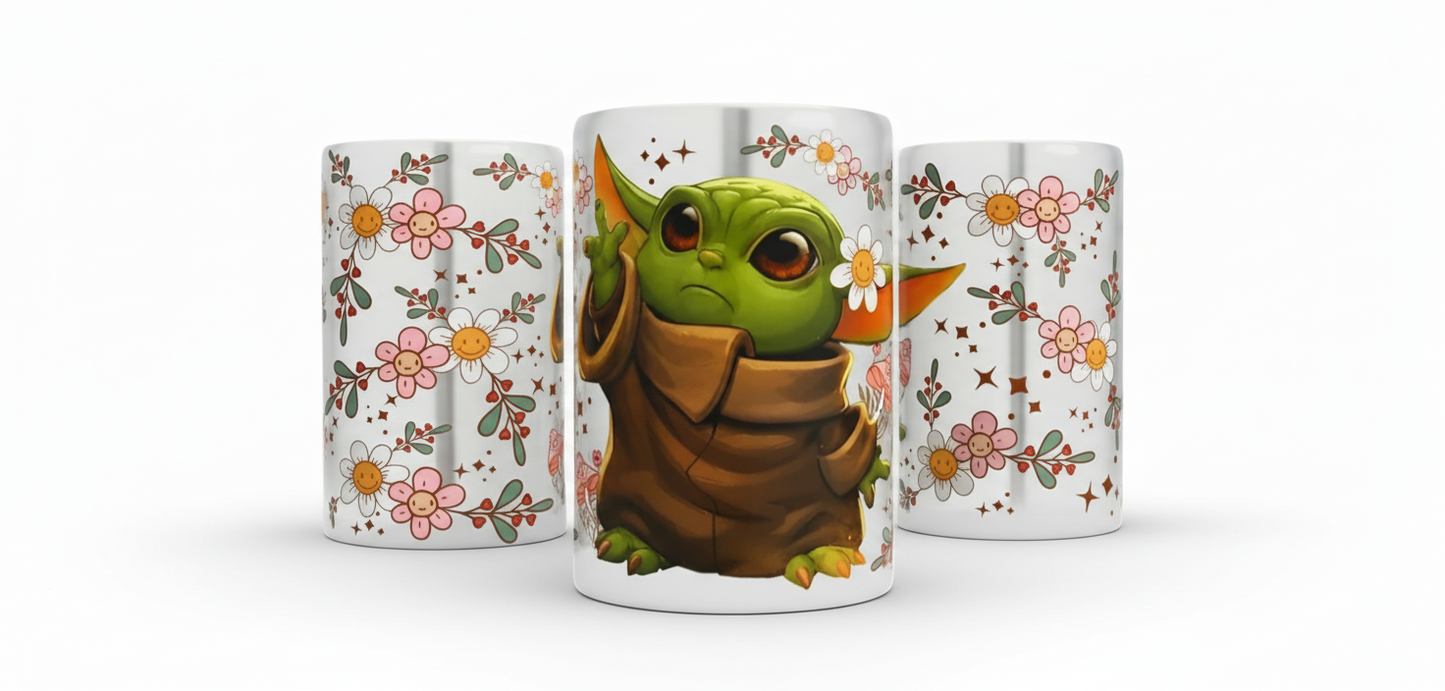 Envolturas UVDTF de Yoda Flowers