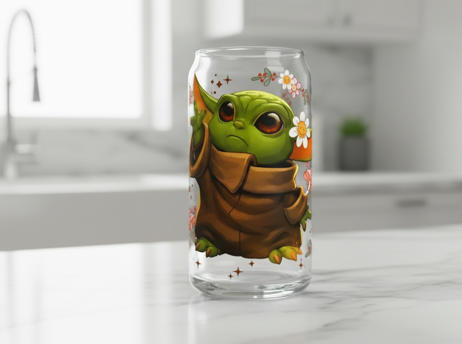 Envolturas UVDTF de Yoda Flowers