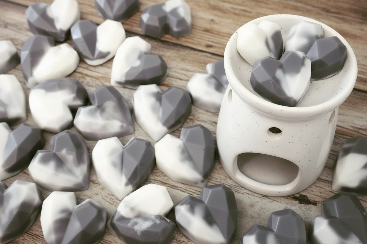 Heart Wax Melt - sample size - Wax Tart for wax warmer home fragrance freshner