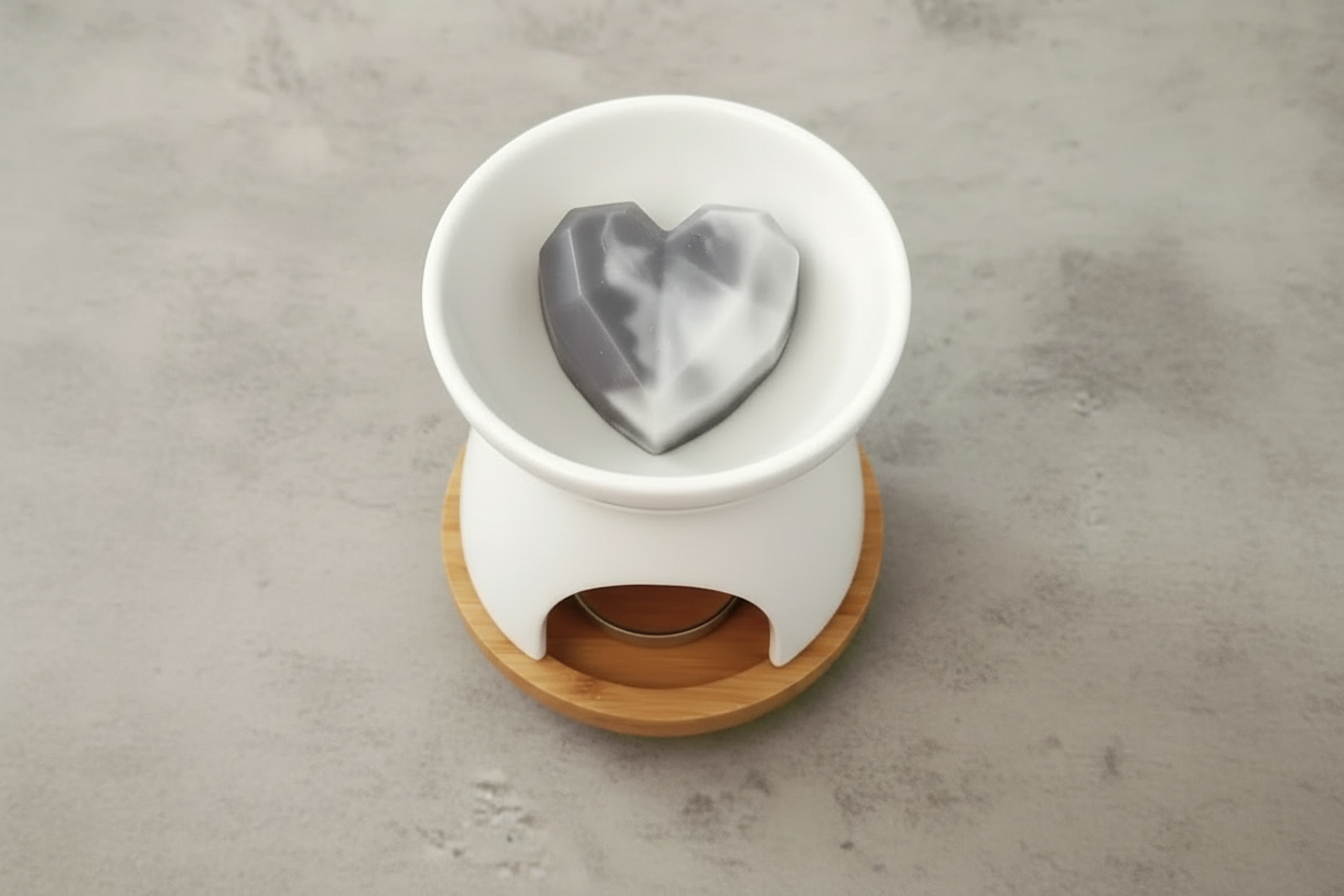 Heart Wax Melt - sample size - Wax Tart for wax warmer home fragrance freshner