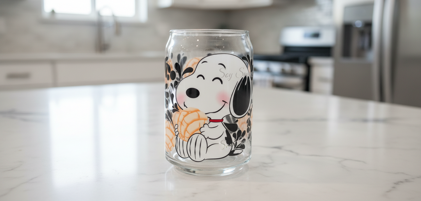 Snoopy Concha - UVDTF Wrap for cups/hard surfaces sticker